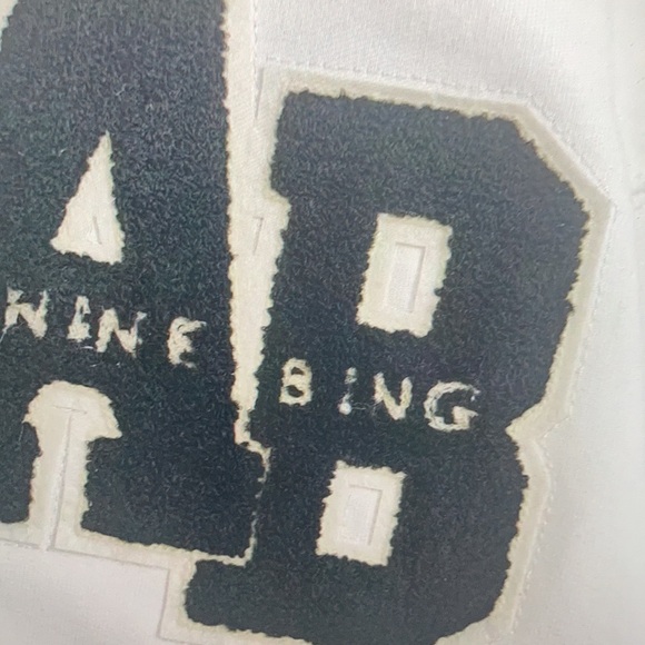 Anine Bing Tyler sweater size small color washed white - Picture 6 of 7